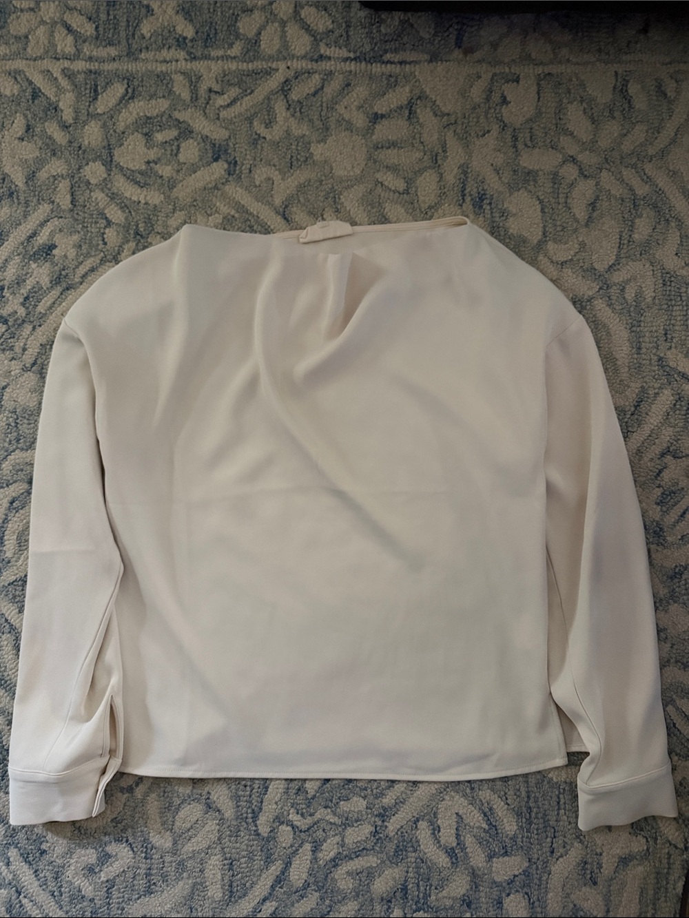 MELLODAY Long Sleeve Top in White